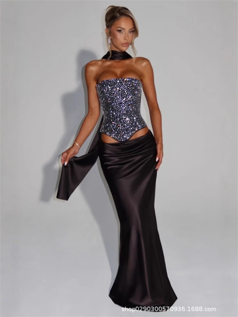 Women'S Formal Evening Wear Tops - 섹시한 인어 여성 댄스 파티 드레스
