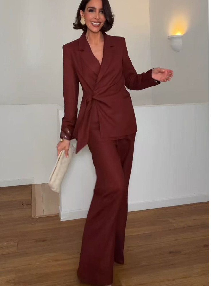 Women'S Formal Wear Suit - 패션 오피스룩 여성 블레이저 팬츠 수트