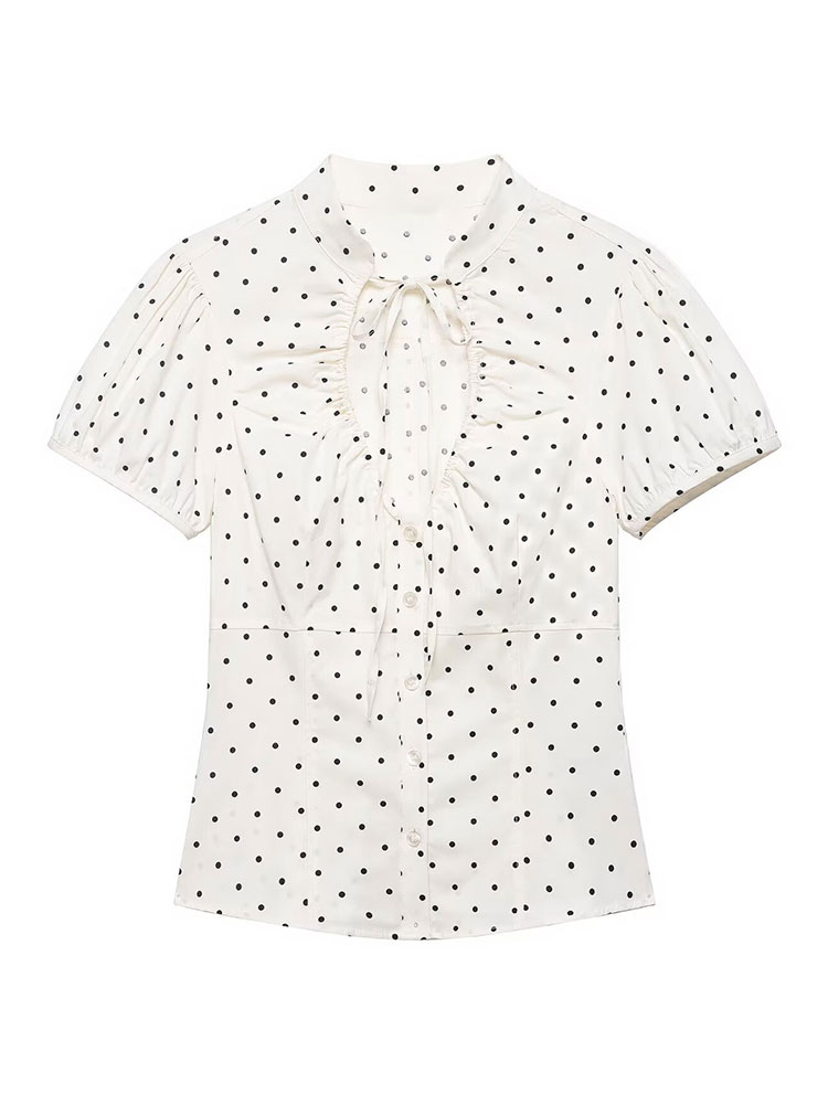 Women'S Formal Evening Wear Tops - HH 빈티지 레트로 여성용 흰색 셔츠