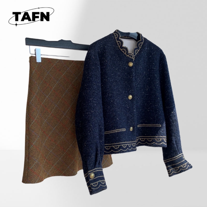 Women'S Formal Evening Wear Tops - 패션을 선도하는 여성용 스커트와 탑 세트,