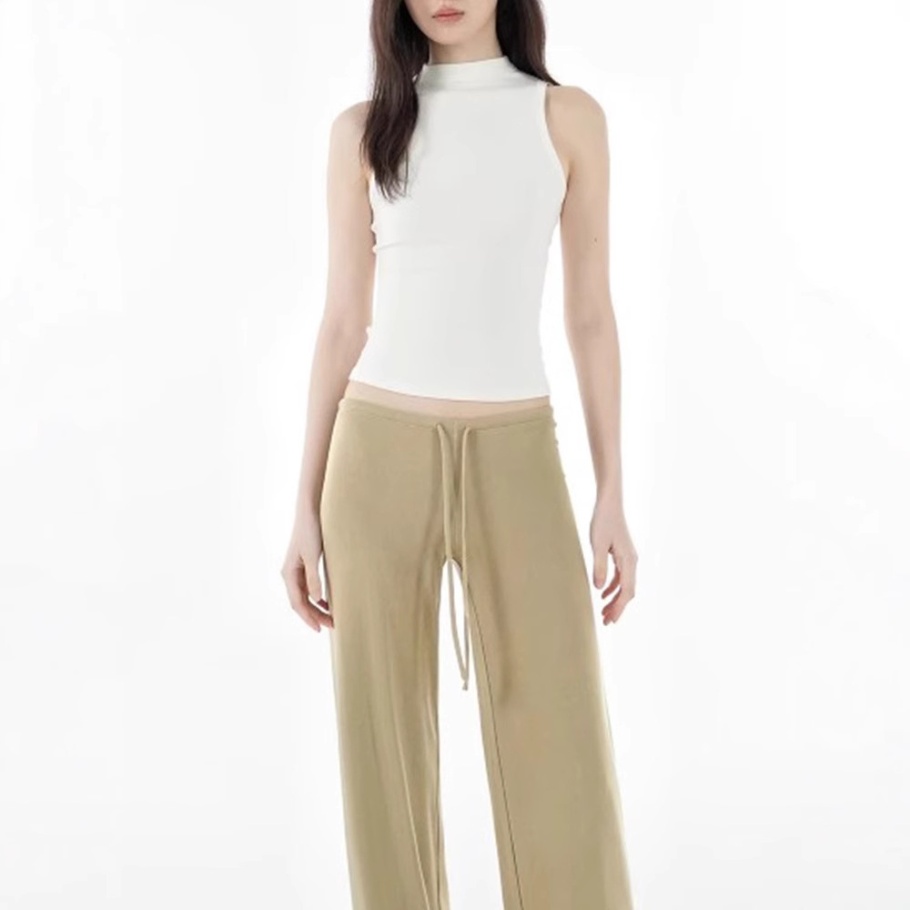 레트로 스포츠 세미 하이넥 슬리브리스 탑 슬림핏 탄력  - Women'S Semi Formal Evening Wear 리뷰 및 가격