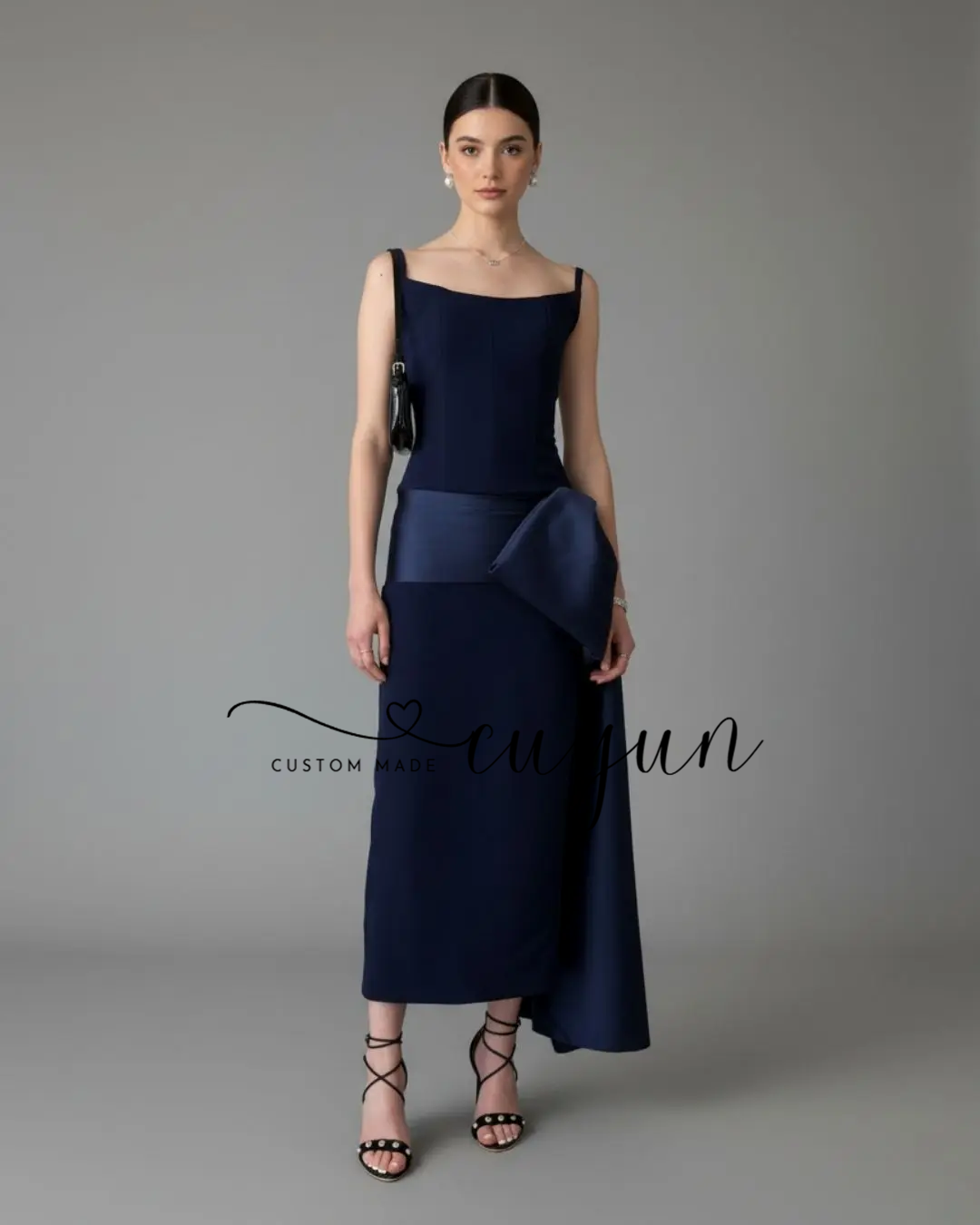 CUYUN 맞춤 여성 파티 드레스, 웨딩 게스트를 위한 - Women'S Semi Formal Evening Wear 리뷰 및 가격