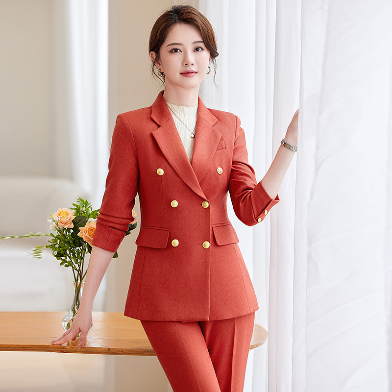 여성용 네이비 블루 정장 세트, 봄, 가을 전문 정장, - High End Women'S Formal Wear 리뷰 및 가격