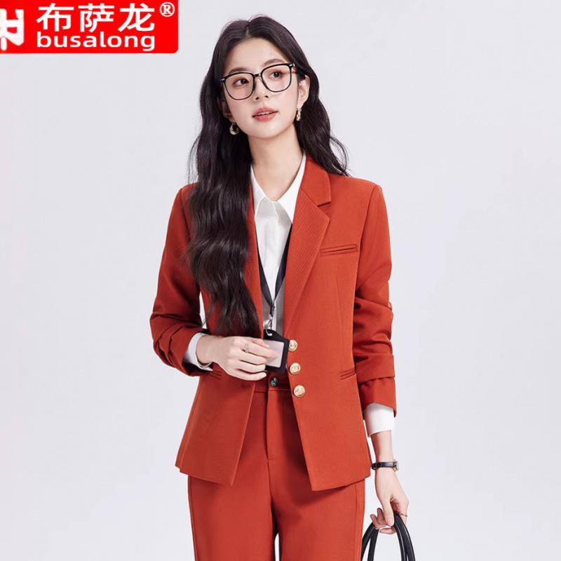 카키색 여성 정장 세트, 고급스럽고 캐주얼한 비즈니스  - High End Women'S Formal Wear 리뷰 및 가격