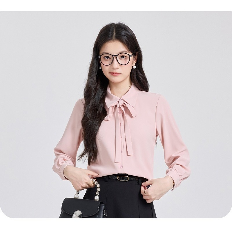 여성용 핑크 시폰 셔츠, 새로운 프로페셔널 세트, 쁘띠 - High End Women'S Formal Wear 리뷰 및 가격